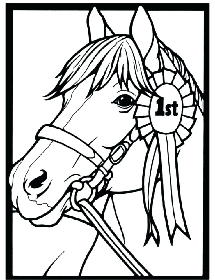 739x960 Coloring Pages Of A Horse Also Coloring Pages Of A Horse Simple