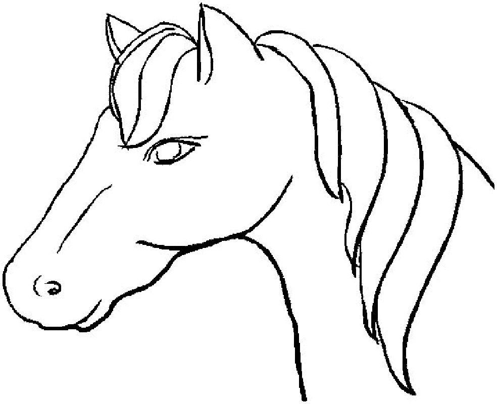 984x800 Tag Horse Head Coloring Pictures To Print Page Photos For Alluring