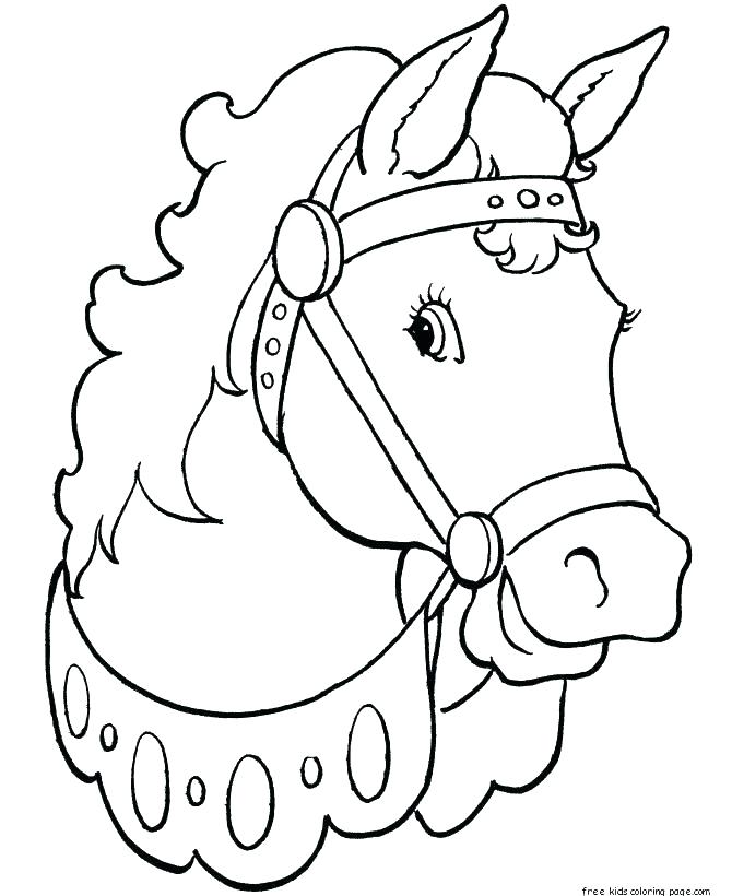 670x820 Horse Mask Printable
