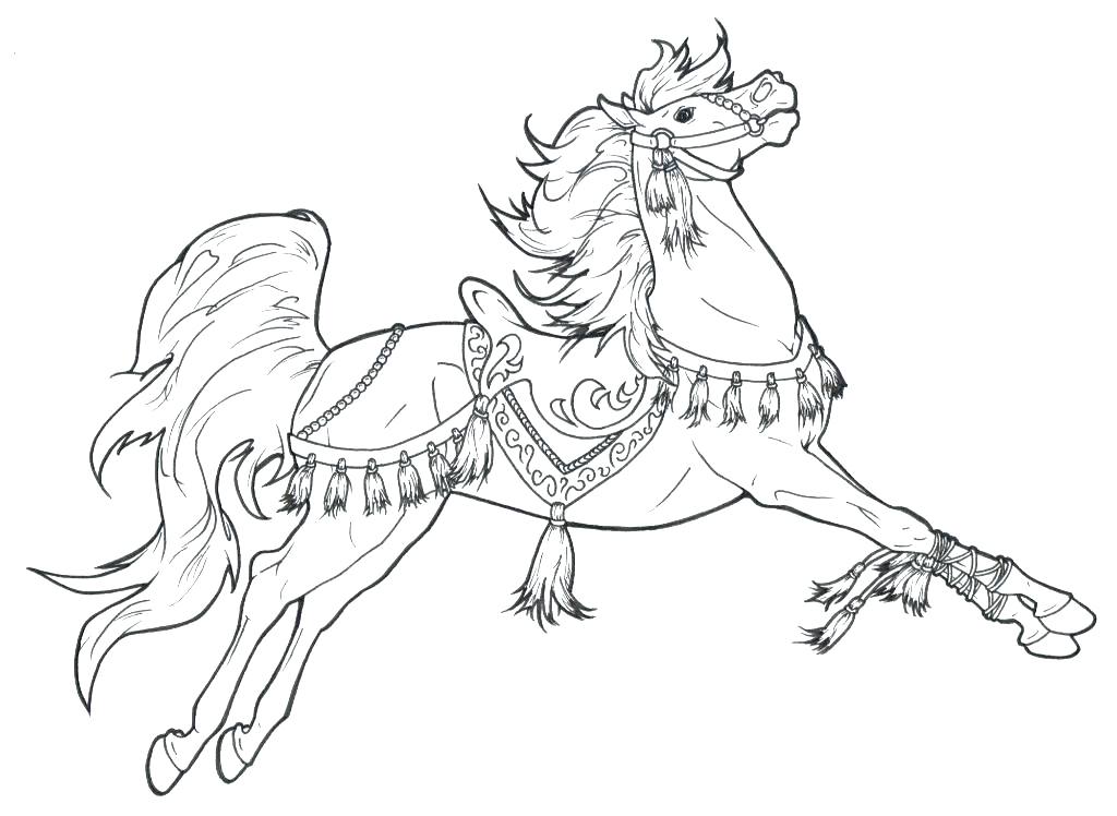 1024x748 Horse Head Coloring Free Horse Coloring Pages Carousel Horse