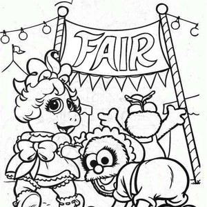 300x300 Muppet Babies Horse Jockey On Sunny Day Coloring Pages Muppet