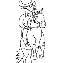 220x220 Horse Training Coloring Pages