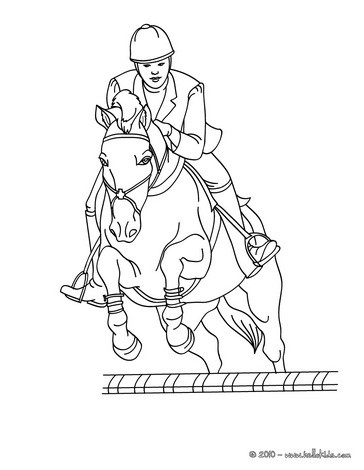 Equestrian Coloring Pages 364x470 Equestrian Coloring Pages