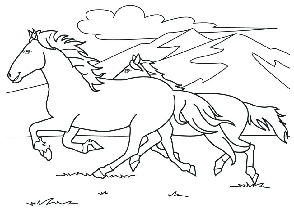 Free Coloring Pages Of Horses Running Arabian Horse Coloring Page 945x709 Free Coloring Pages Of Horses Running Arabian Horse Coloring Page