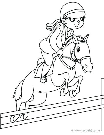 Boy Riding Horse Coloring Pages Colouring Page 0 364x470 Boy Riding Horse Coloring Pages Colouring Page 0
