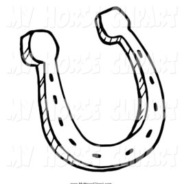 268x268 Coloring Pages Horseshoe Archives