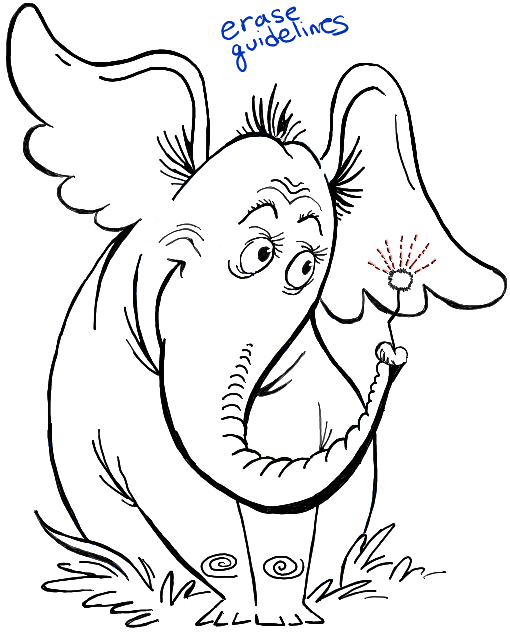 510x632 Horton The Elephant Coloring Pages