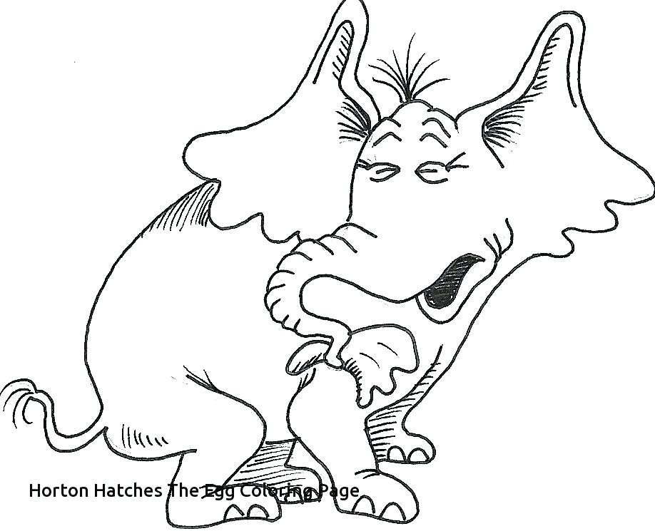 918x745 Horton Hatches The Egg Coloring Pages Horton Coloring Pages