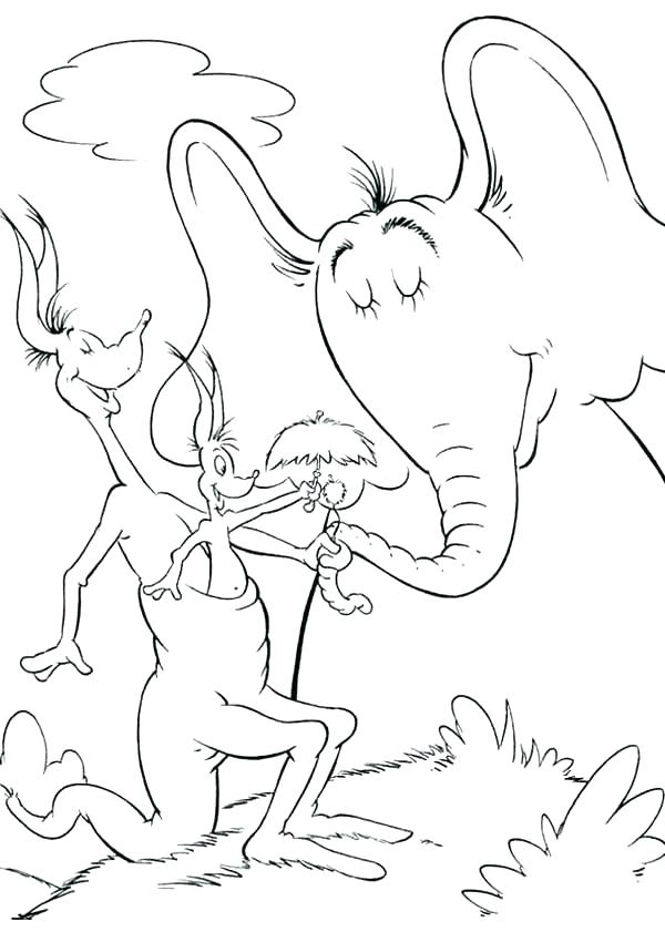 600x841 Horton Hears Who Coloring Pages Free Printable Coloring Hears