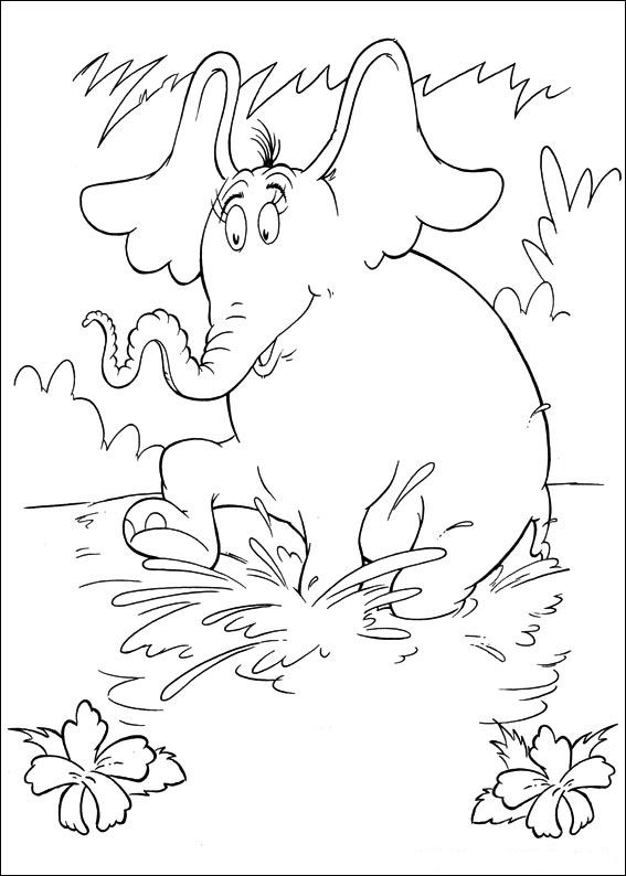 567x794 Horton Coloring Pages