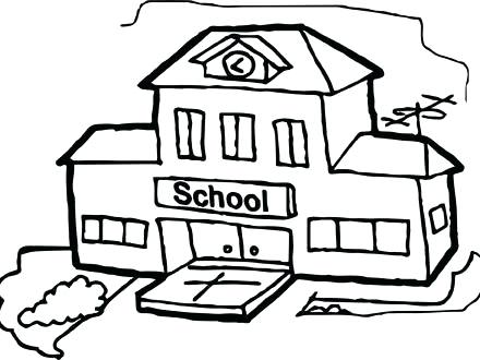School Building Coloring Pages Architectcluding Measurements 440x330 School Building Coloring Pages Architectcluding Measurements