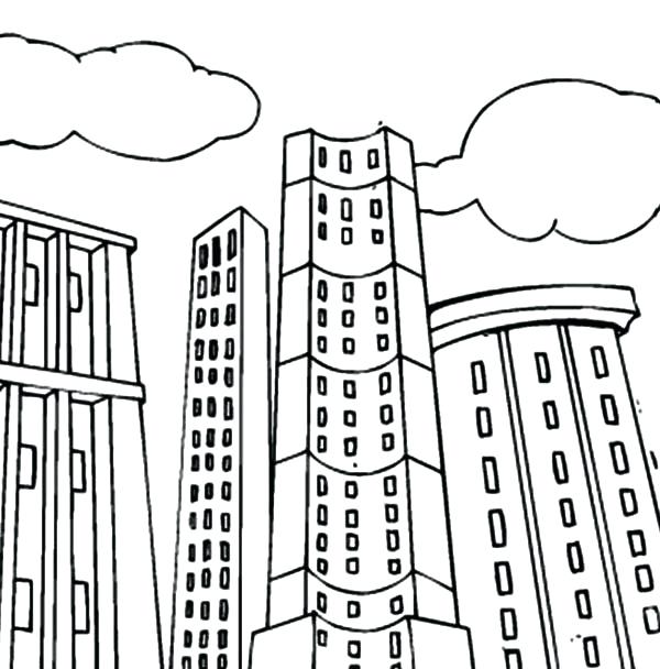 Building Coloring Page Building Coloring Pages Coloring Pages 600x608 Building Coloring Page Building Coloring Pages Coloring Pages