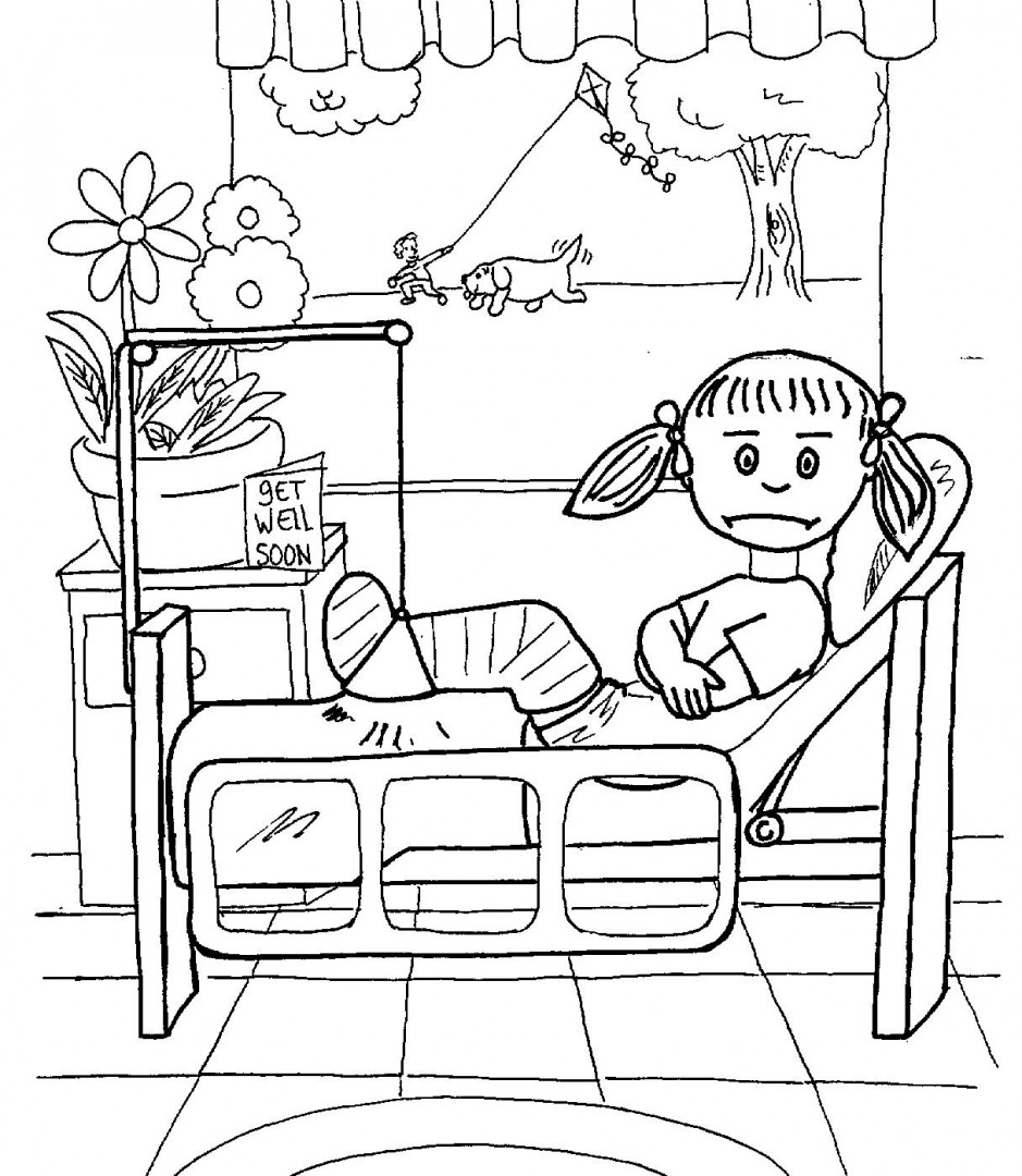 939x1080 Hospital Coloring Pages For Kids Printable Just Colorings