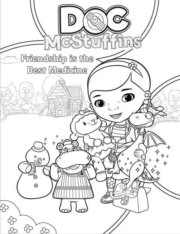 600x778 Doc Mcstuffins Toy Hospital Coloring Pages