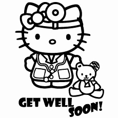 230x230 Top 25 Free Printable Get Well Soon Coloring Pages Line Hospital