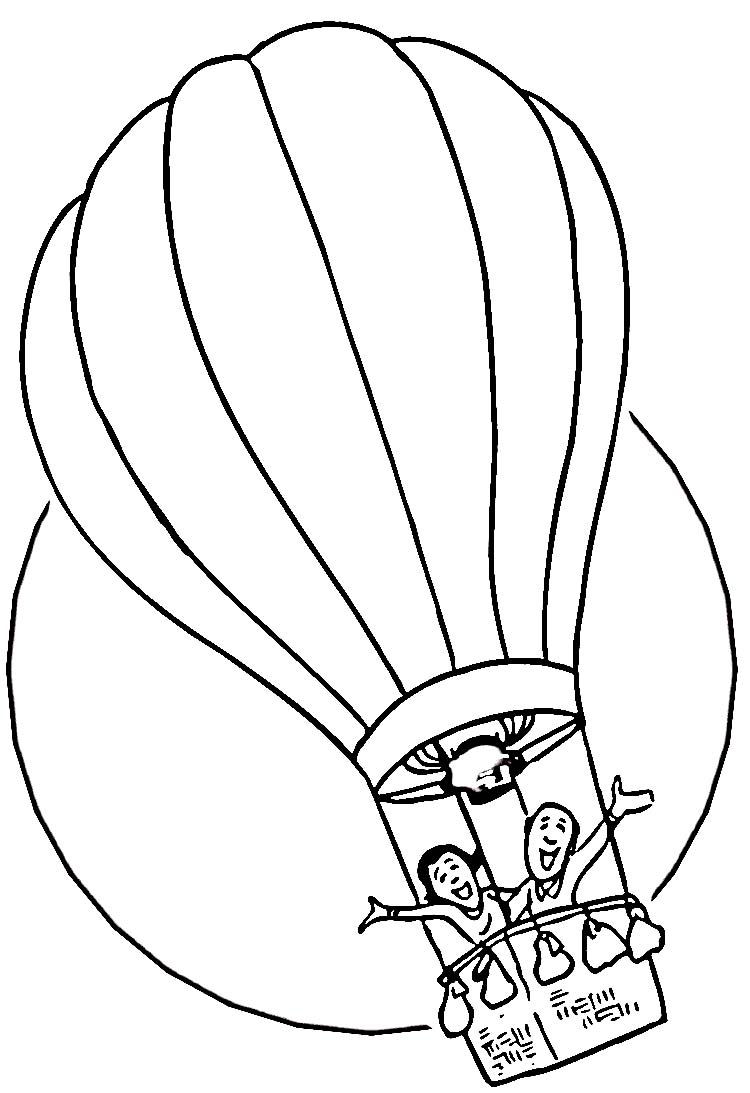 750x1093 Free Printable Hot Air Balloon Coloring Pages For Kids Within Oh