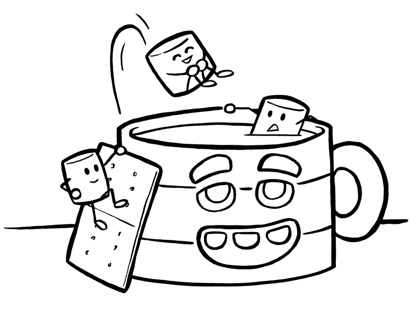 Coffee Mug Coloring Page Coloring Pages Blog I Love To Doodle 848x648 Coffee Mug Coloring Page Coloring Pages Blog I Love To Doodle