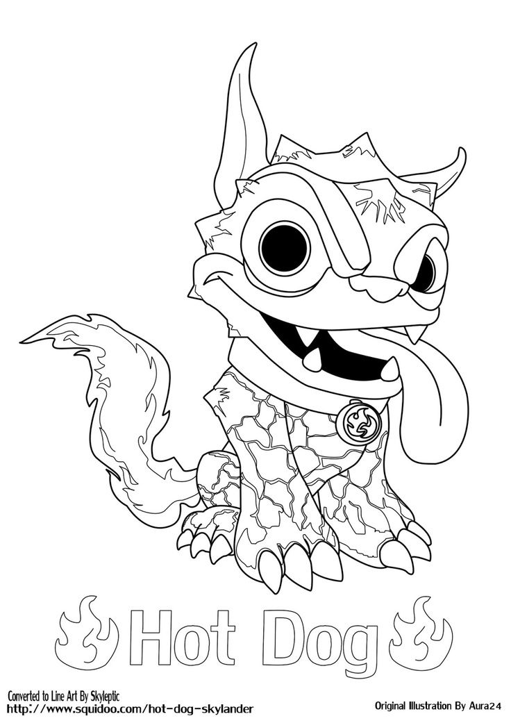 Skylander Hot Dog Coloring Pages Z Dog, Skylanders 736x1041 Skylander Hot Dog Coloring Pages Z Dog, Skylanders