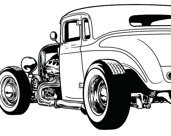 600x476 Hot Rod Coloring Pages Inspirational Hot Rod Coloring Pages Image
