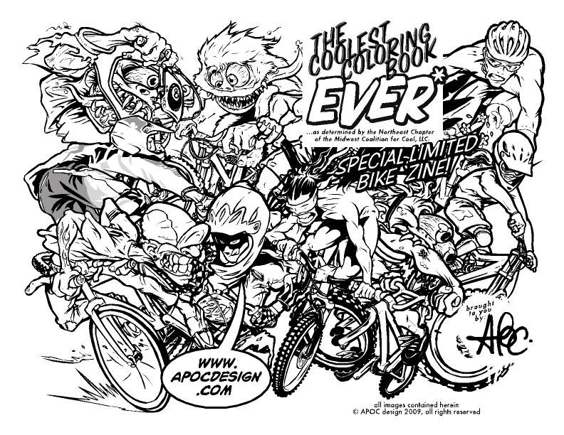 792x612 Motocross Coloring Pages