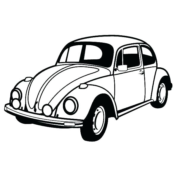 600x600 Classic Car Coloring Pages Printable Pick Up Hot Rod Cars Coloring