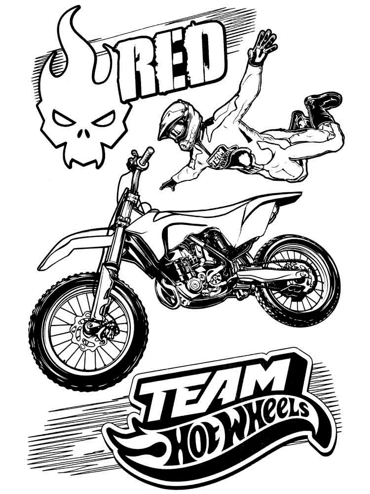750x1000 Hot Wheel Coloring Pages
