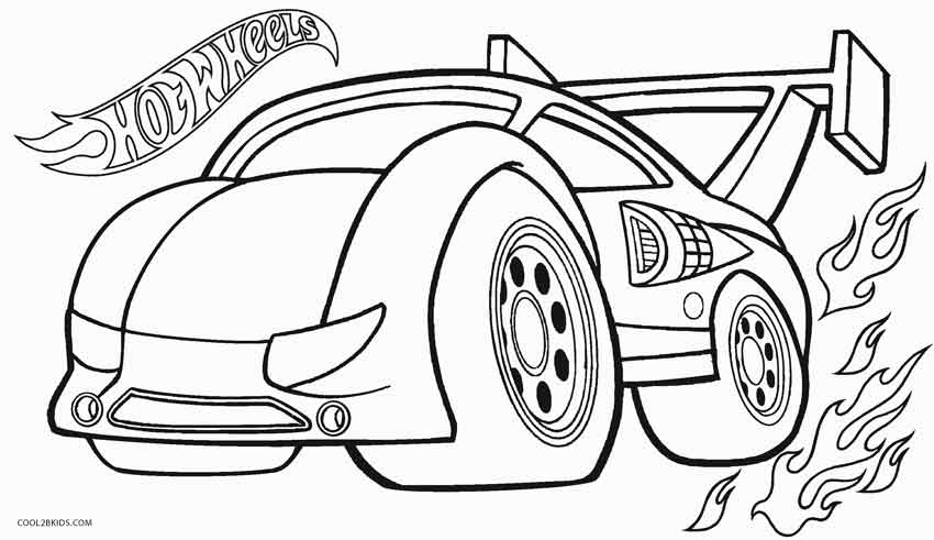 850x491 Printable Hot Wheels Coloring Pages For Kids Cool2bkids