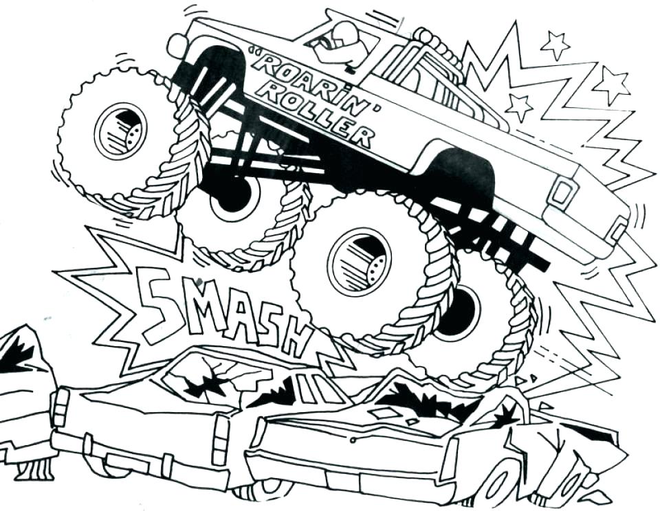 Hot Wheels Monster Truck Coloring Pages at GetColorings.com | Free ...