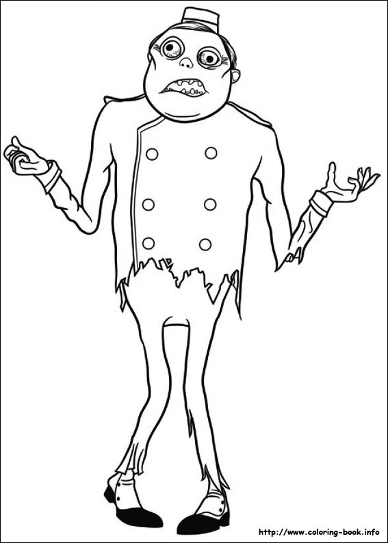 Hotel Transylvania Coloring Picture 567x794 Hotel Transylvania Coloring Picture