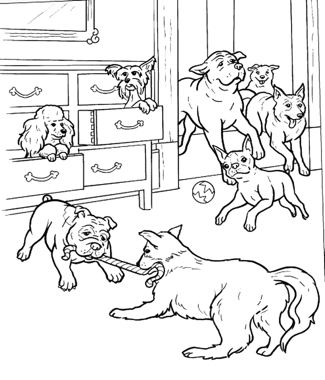 Hotel For Dogs Coloring Pages 1368x1600 Hotel For Dogs Coloring Pages