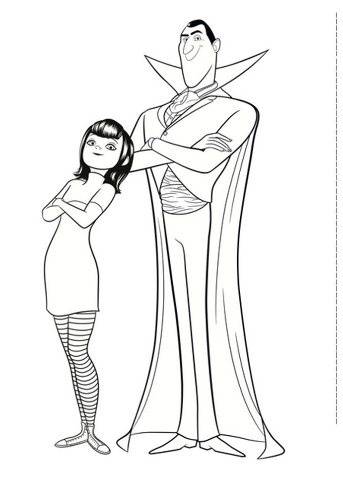 Hotel Transylvania Free To Color For Children 691x960 Hotel Transylvania Free To Color For Children
