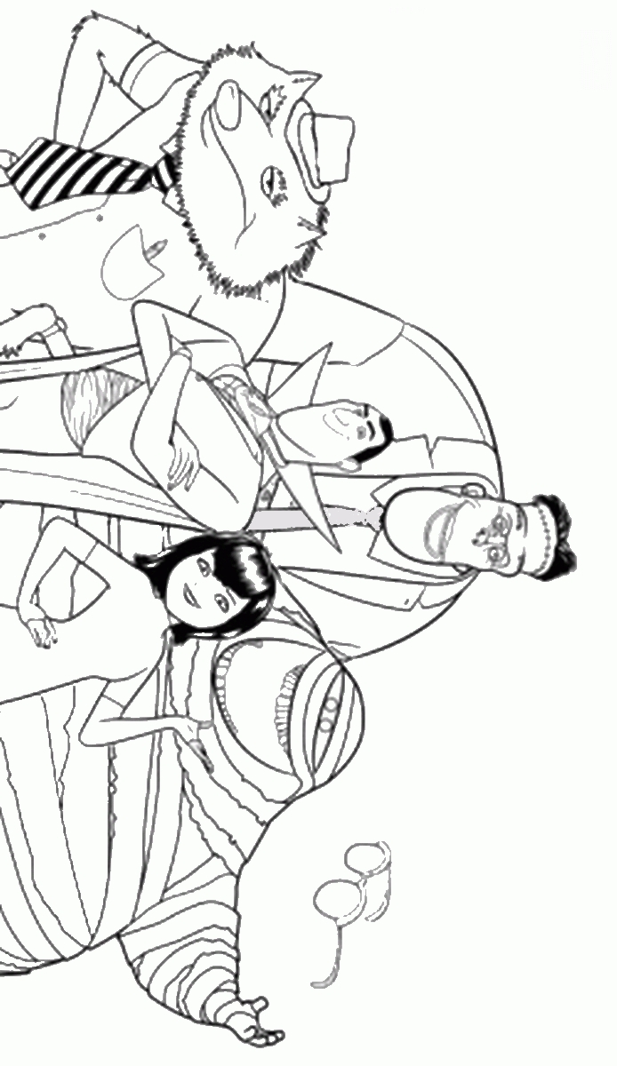 New Hotel Transylvania Coloring Pages Collection Printable 694x1200 New Hotel Transylvania Coloring Pages Collection Printable