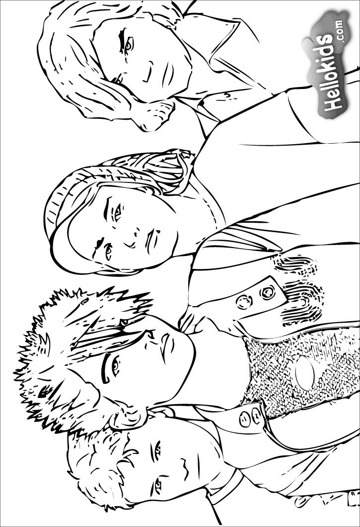 Tokio Hotel Group Coloring Pages 725x1060 Tokio Hotel Group Coloring Pages
