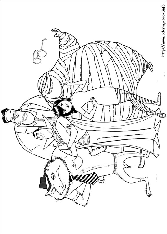 Hotel Transylvania Coloring Picture Coloring Pages 567x794 Hotel Transylvania Coloring Picture Coloring Pages