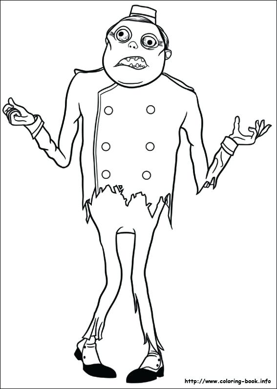 567x794 Hotel Transylvania Coloring Pages Hotel Transylvania 2 Coloring