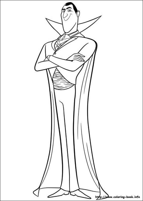 567x794 Hotel Transylvania Coloring Picture