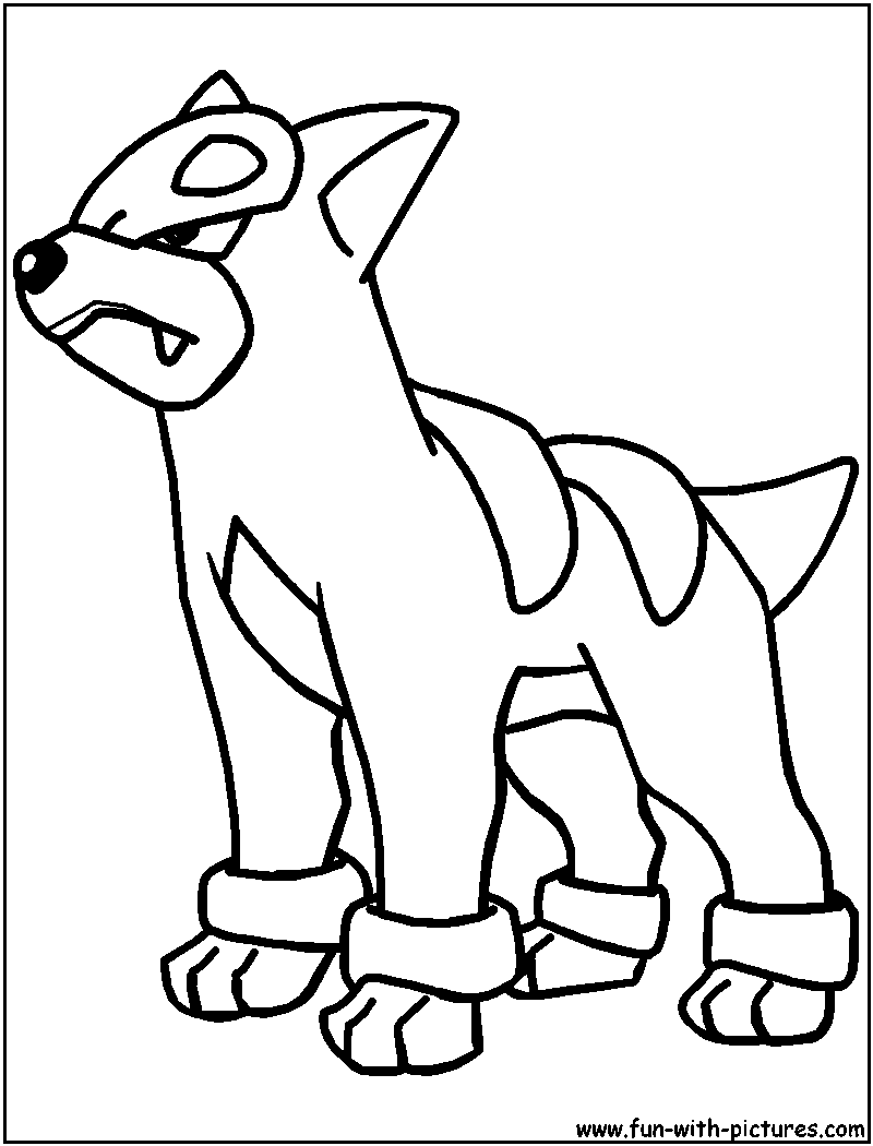 800x1050 Trend Pokemon Coloring Pages Houndoom Page