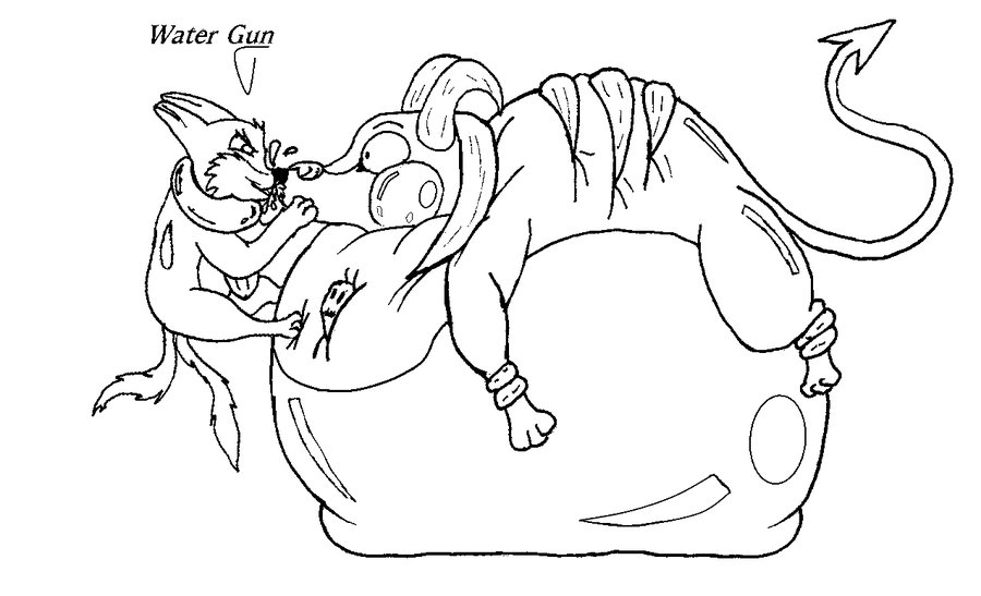 900x547 Buizel Vs Houndoom Lines By Nexus196