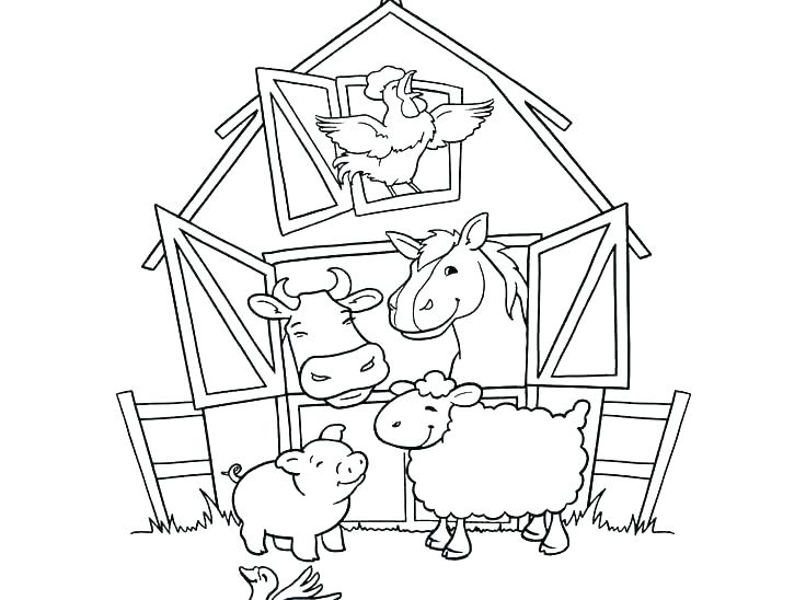 736x548 Coloring Pages Houses Impair.co