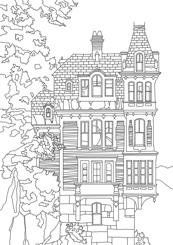 736x1041 754 Best Colouring~buildings~houses ~ Cityscapes~landmarks