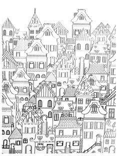 236x311 Victorian House Coloring Page Coloring Pages(Adults And Kids