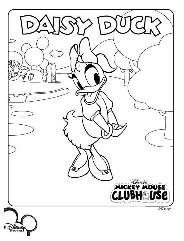 Mickey Mouse Club House Coloring Pages 597x783 Mickey Mouse Club House Coloring Pages