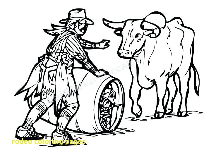 721x540 Rodeo Coloring Pages With Rodeo Coloring Pages Rodeo Clown