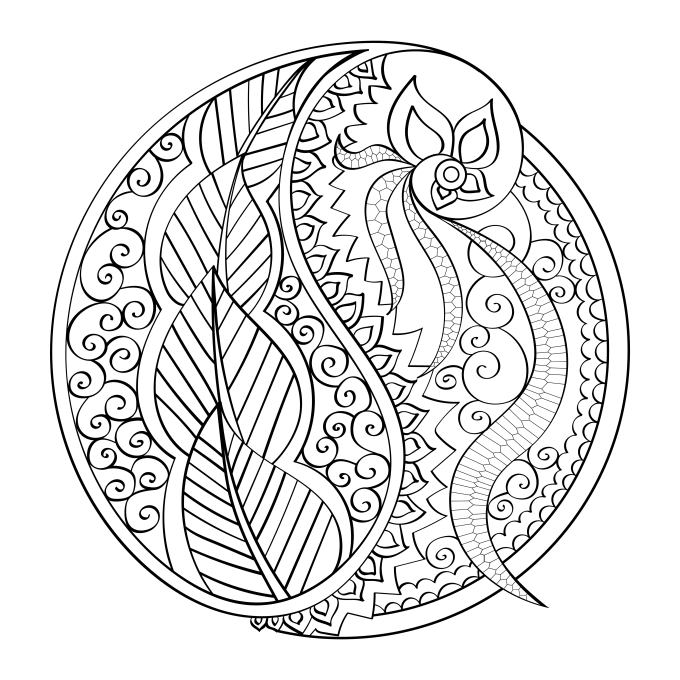 Make Adult Coloring Page Drawings And Patterns For U Mandala 680x680 Make Adult Coloring Page Drawings And Patterns For U Mandala