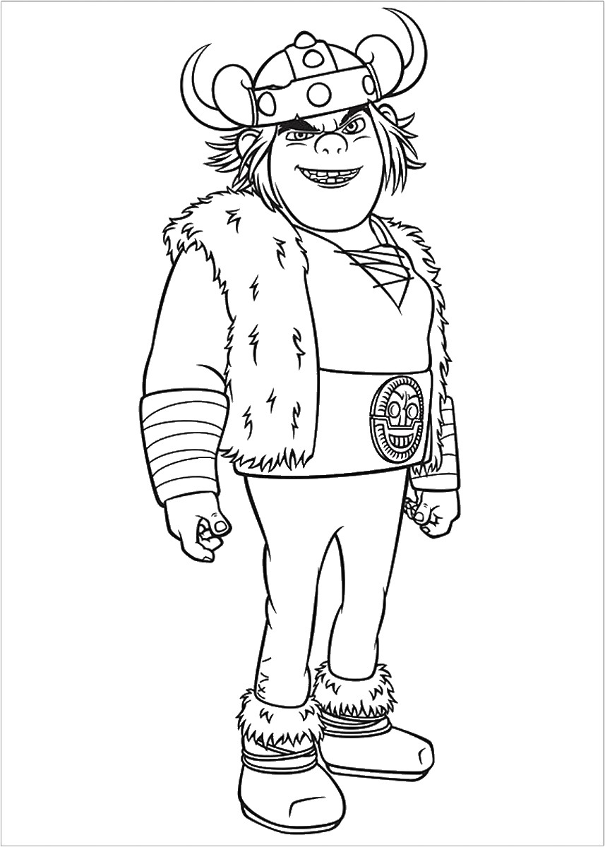 857x1200 How To Train Your Dragon Coloring Pages