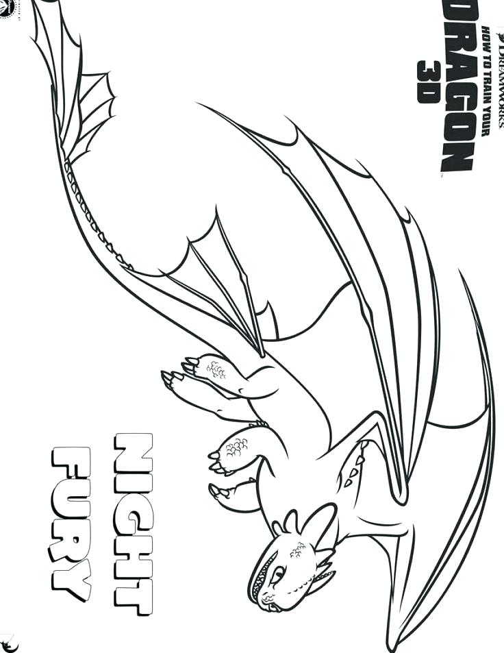 736x953 Night Fury Coloring Page How To Train Your Dragon Coloring Page