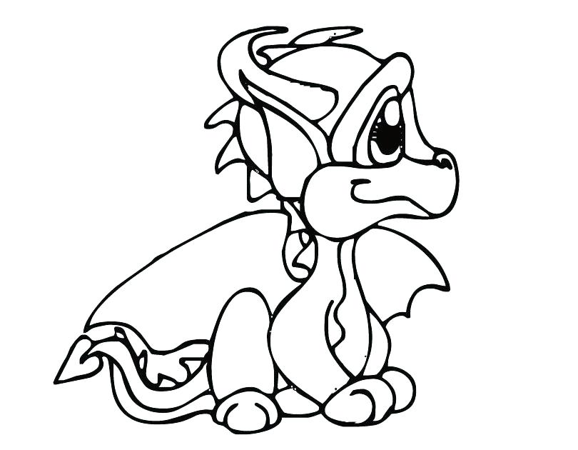 810x630 Dragon Coloring Pages Pdf