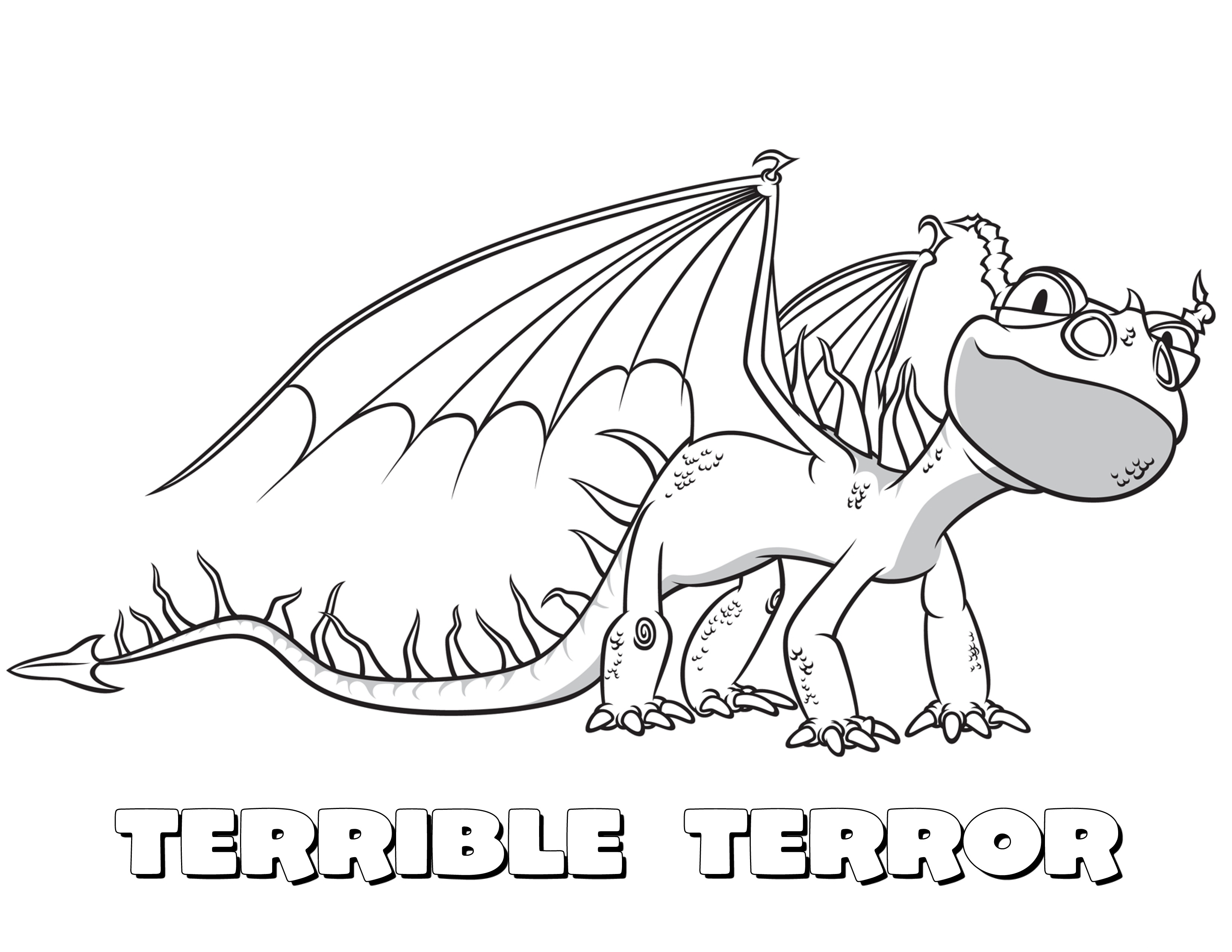 3300x2550 Good Terrible Terror How To Train Your Dragon Coloring Pages
