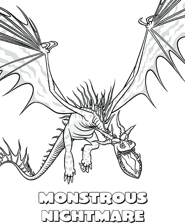 600x727 Night Fury Coloring Pages How To Train Your Dragon Monstrous