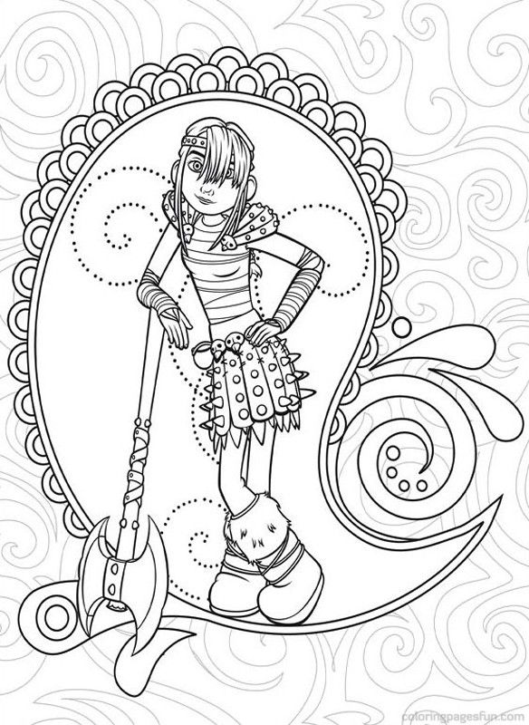584x800 How To Train Your Dragon Coloring Pages 12 Beds